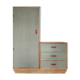 Armoire d'internat asymétrique année 60