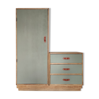 Asymmetrical boarding cabinet year 60