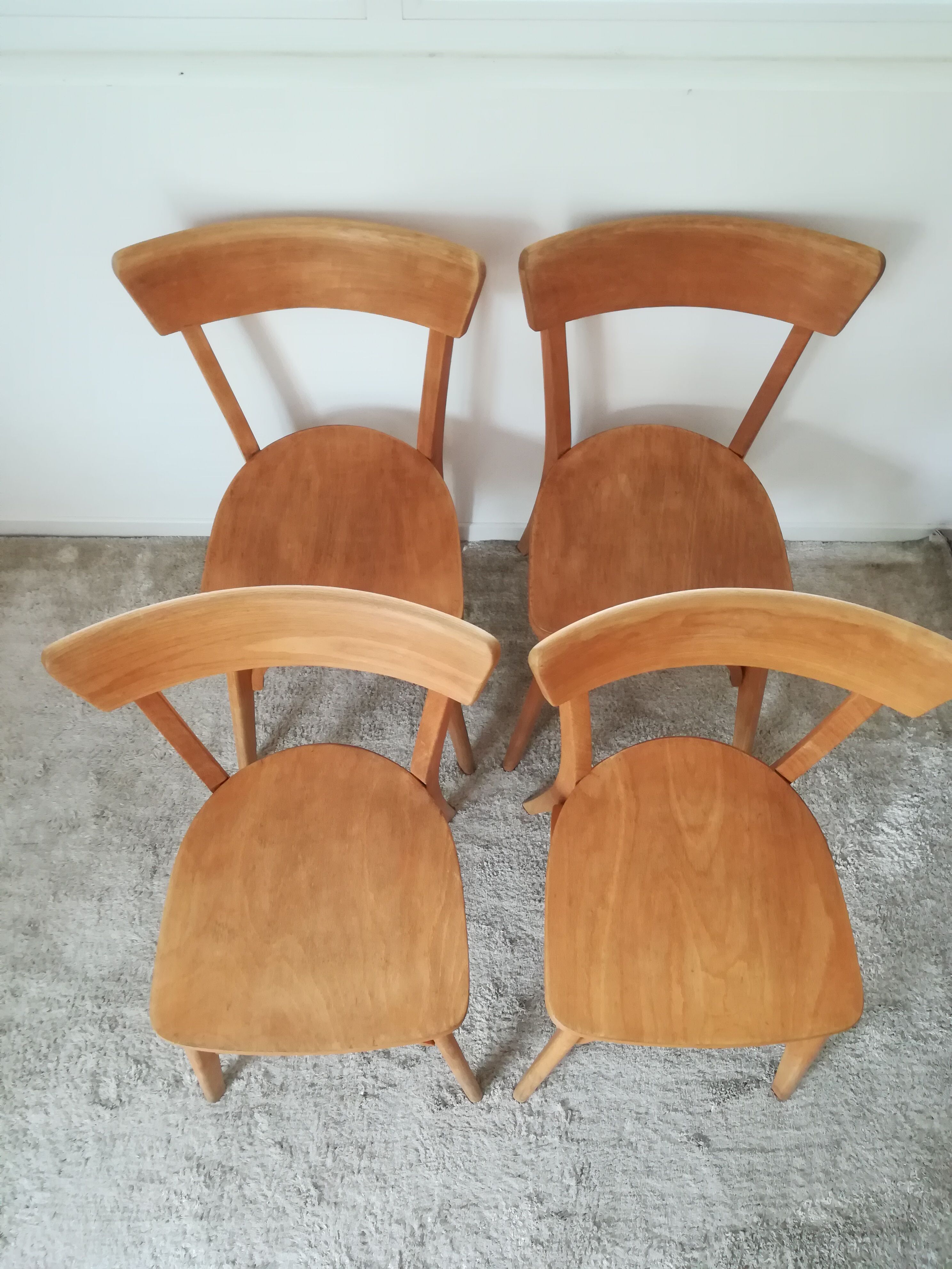 Suite of 4 chairs bistro Luterma