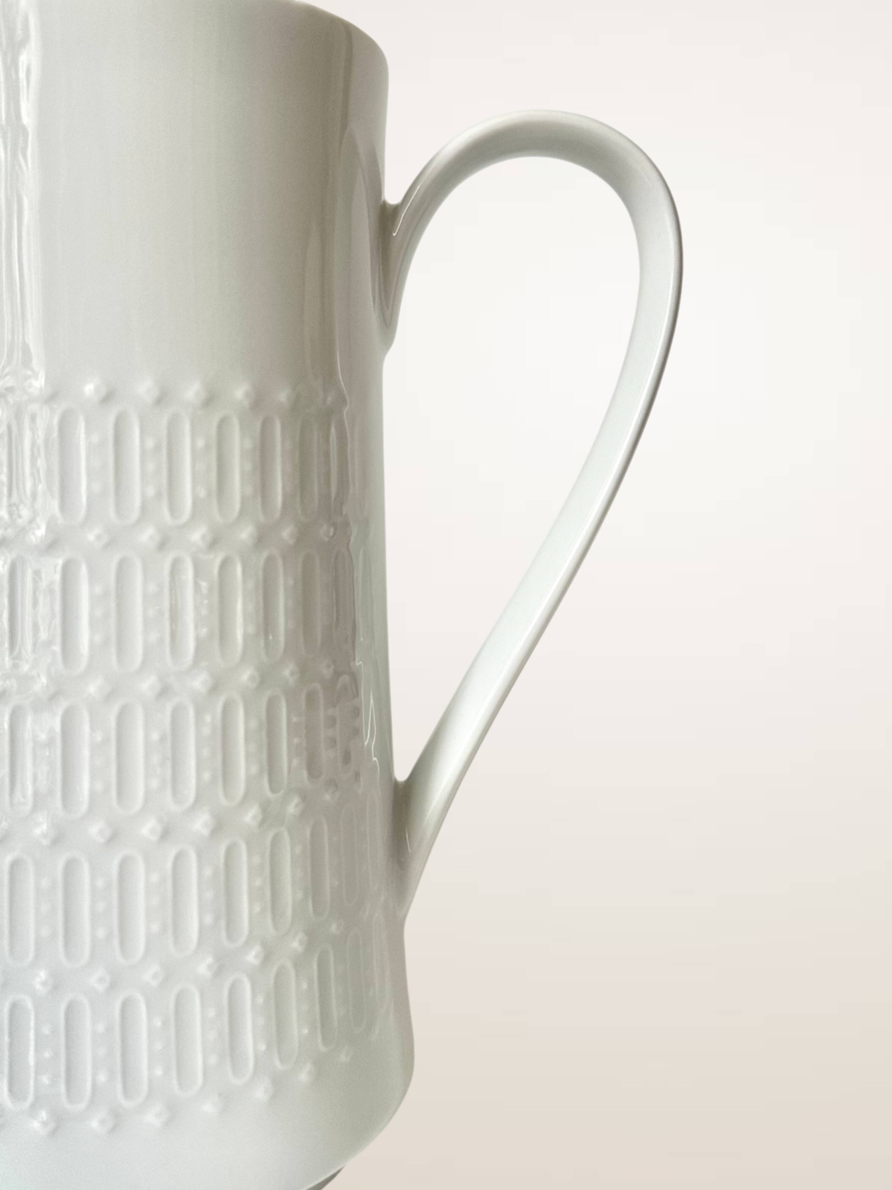 White porcelain coffee pot Winterling