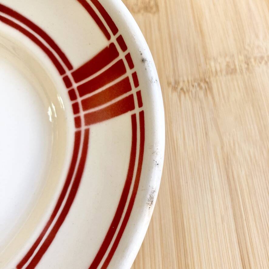 Oval dish Badonviller 30's