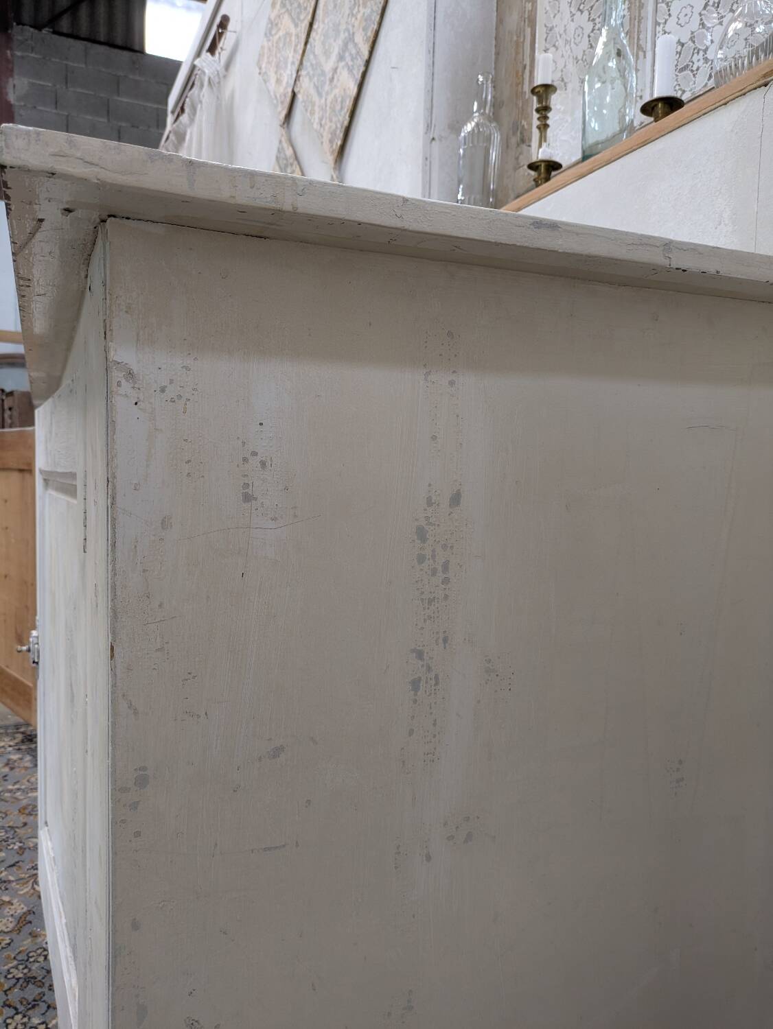 Large patinated buffet