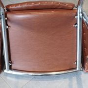 Folding chair attributed to A. Monpoix, modernist design, mid-century, vintage.