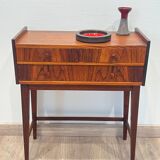 3-drawer commode in Rio rosewood, origin Denmark.