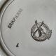 6 antique flat plates in Saint-Amand earthenware (Nord)