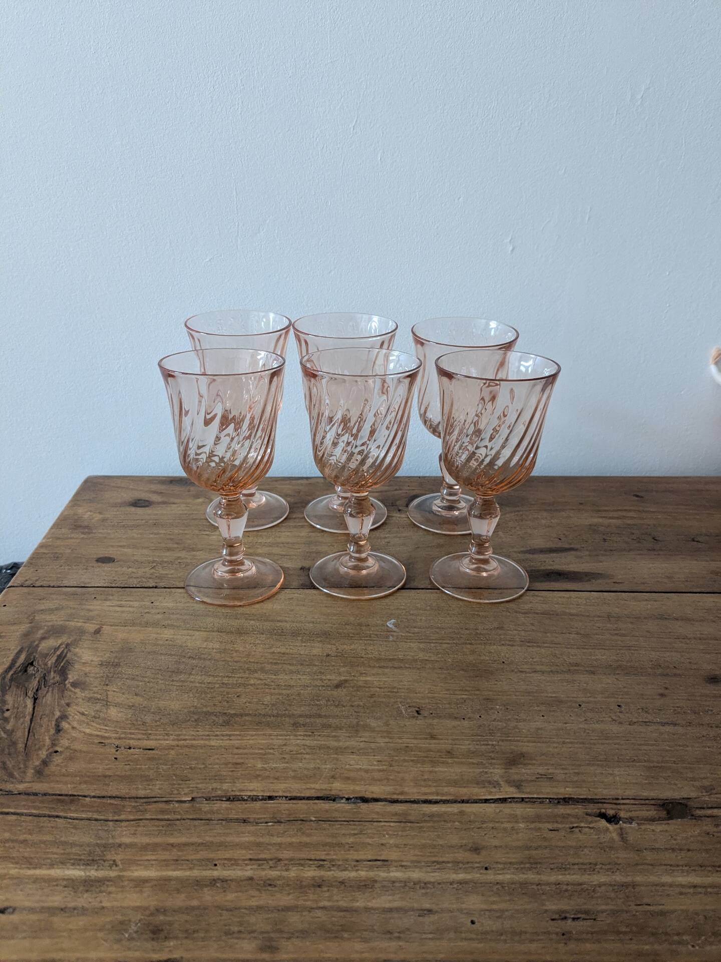 Verres rosalines