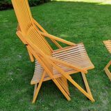 Teak garden chair
