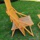 Chaise de jardin en teck