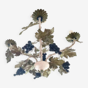 Vignes chandelier in painted sheet metal