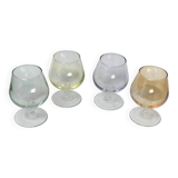 4 Luminarc cognac glasses