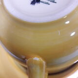 Petit déjeuner Luneville jaune tasse et sous tasse