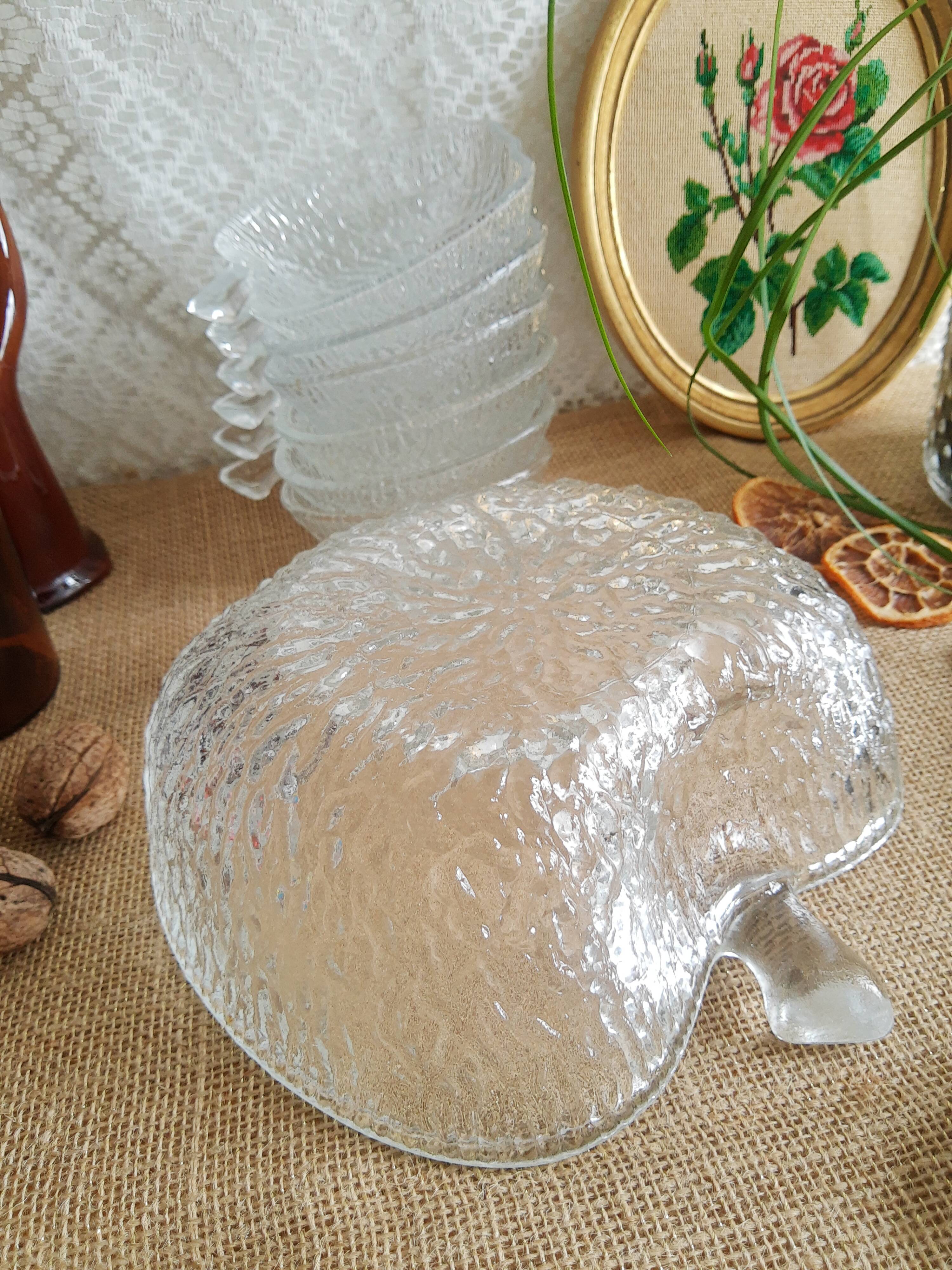 Apple-shaped dessert service - vintage