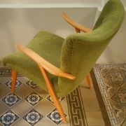Scandinavian Wing Chair 50s 60s