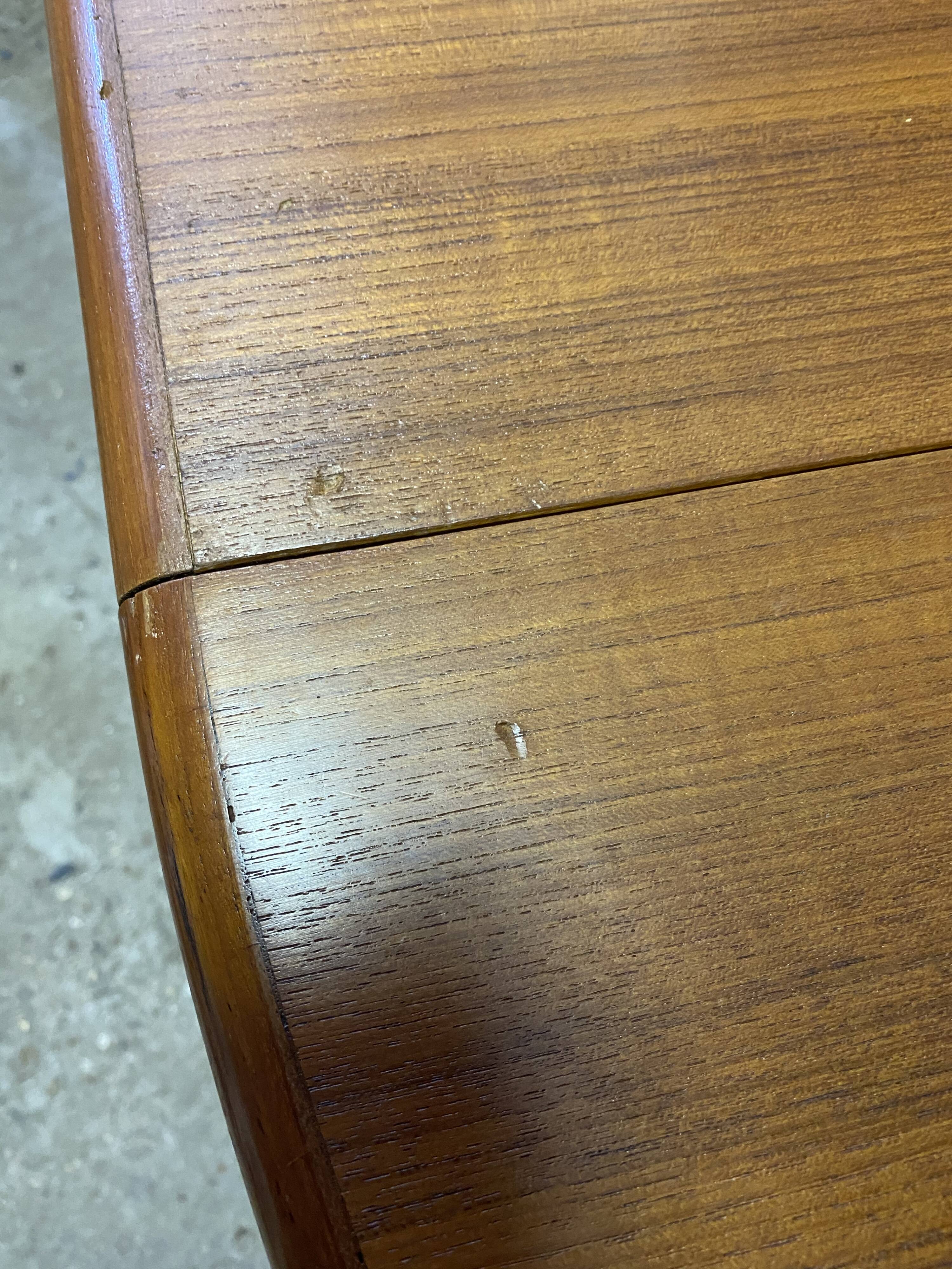 Vintage Baumann table with extension