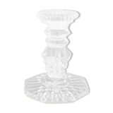Worked glass candle holder
