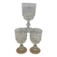 Set of 3 Luminarc Lance white wine glasses