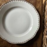 Set of 11 starter/dessert plates - Pommier Dureil 72 - Porcelain