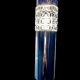 Pair of glass and chrome wall lamps from Sciolari