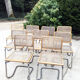 9 chaises Marcel Breuer, modèle B32 à restaurer