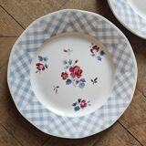 Digoin mismatched retro dinner plates
