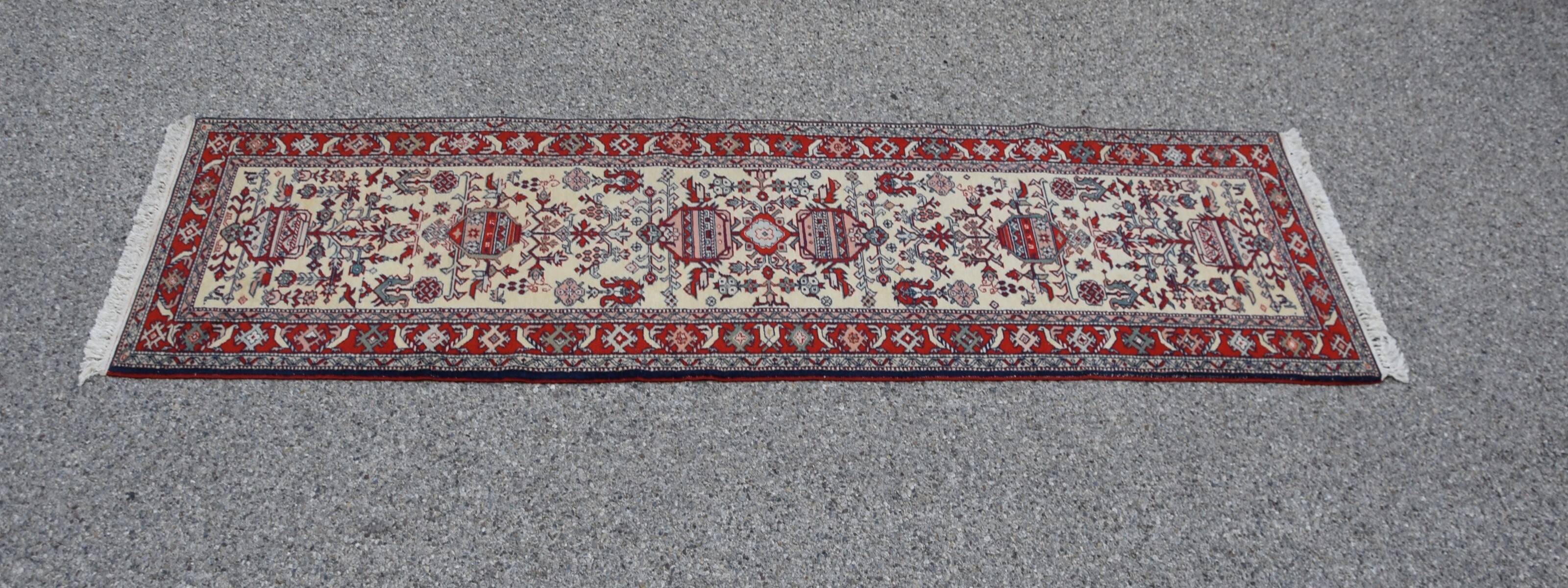 Tapis d'Orient Caucase Kazak Urss : 0.80 X 3.50 Mètres