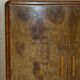 Double Art Deco wardrobe in satin walnut circa 1930