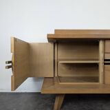 Enfilade moderniste période Perret en chêne clair