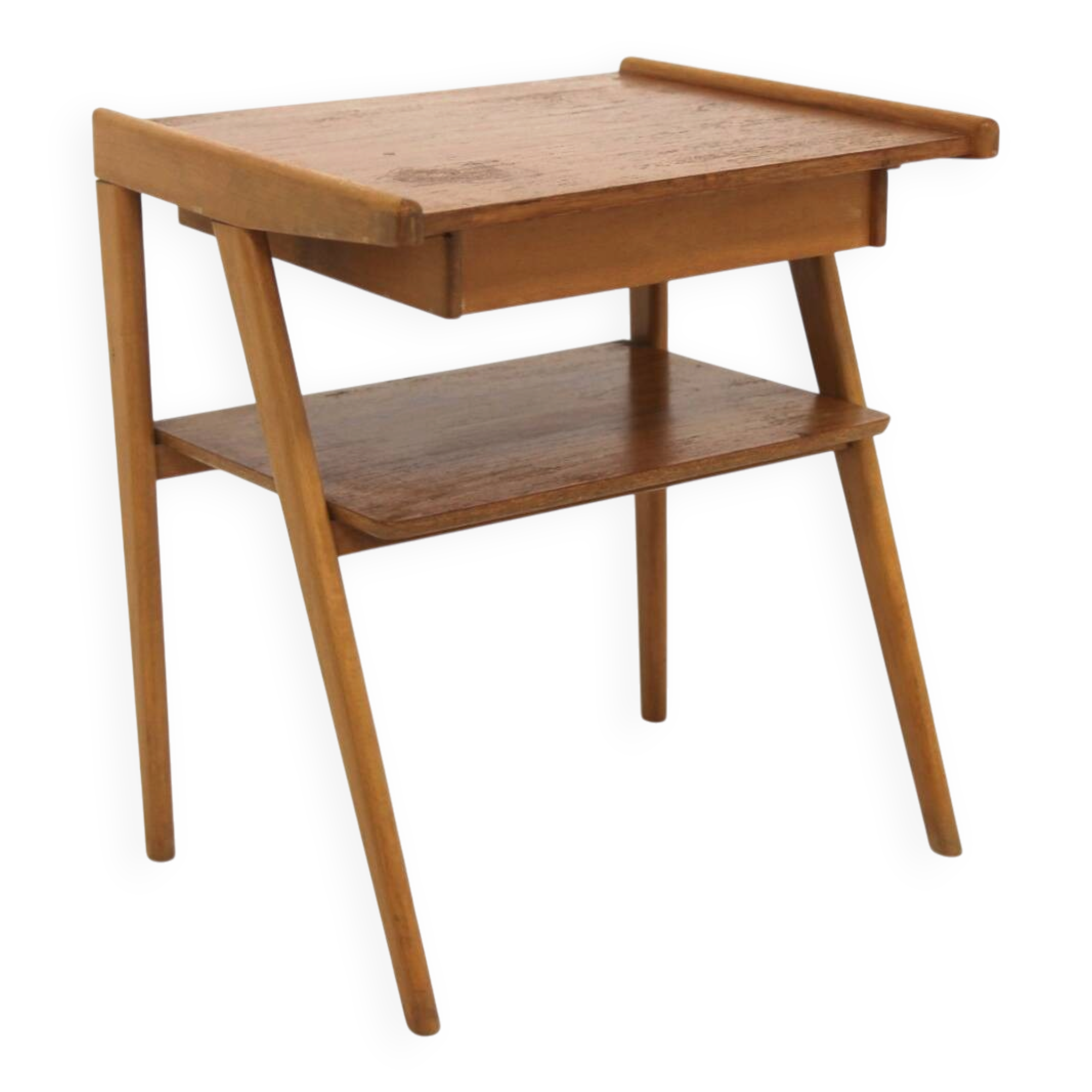 Table de chevet scandinave en teck, Suède, 1960
