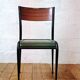 Vintage Mullca leather chair, 50s