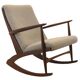 Danish design classic Cube boomerang rocking chair by Søren Georg Jensen