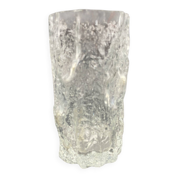 Vintage glass vase attributed to Georgshütte.