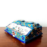 Longwy enamel inkwell