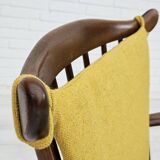 1960-70s, Danish design by Farstrup Stolefabrik, reupholstered rocking chair.