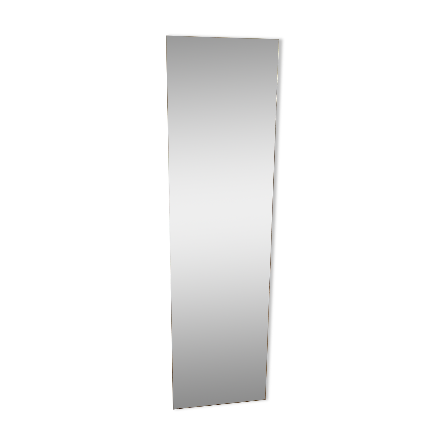 Beveled mirror 142 x 39 cm from the 70s