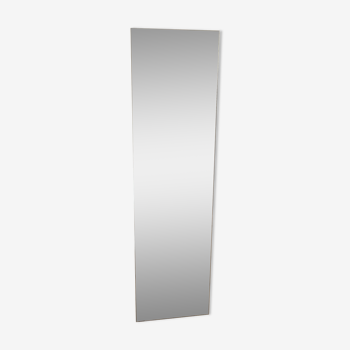 Beveled mirror 142 x 39 cm from the 70s