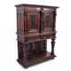 Figural Renaissance cabinet, France, around 1870.