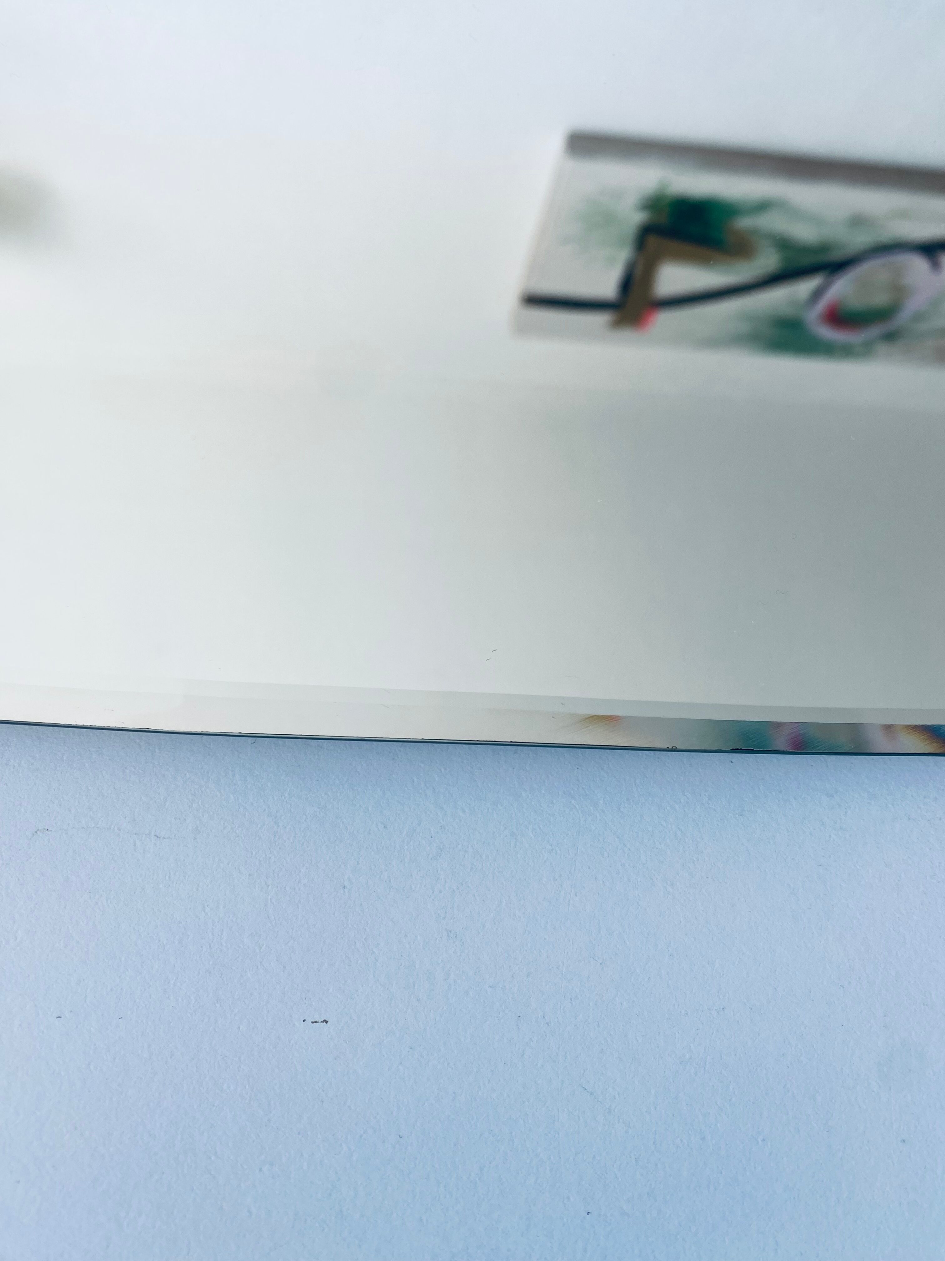 Mirror beveled retro shape