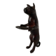 Pockets in the shape of a servant cat in bronze of reddish-brown patina
