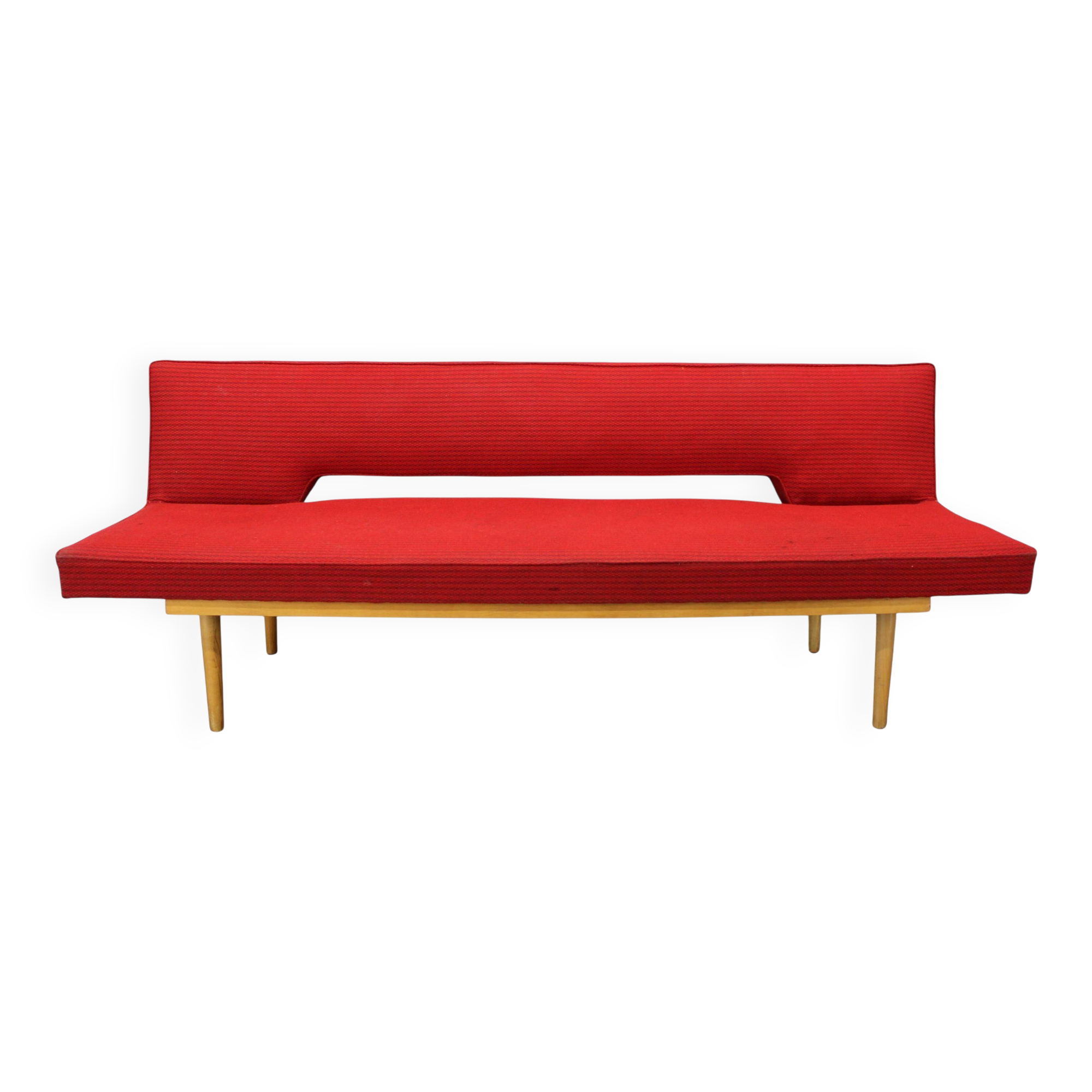 Mid-century sofa daybed by Miroslav Navrátil, Czechoslovakia, 1960s