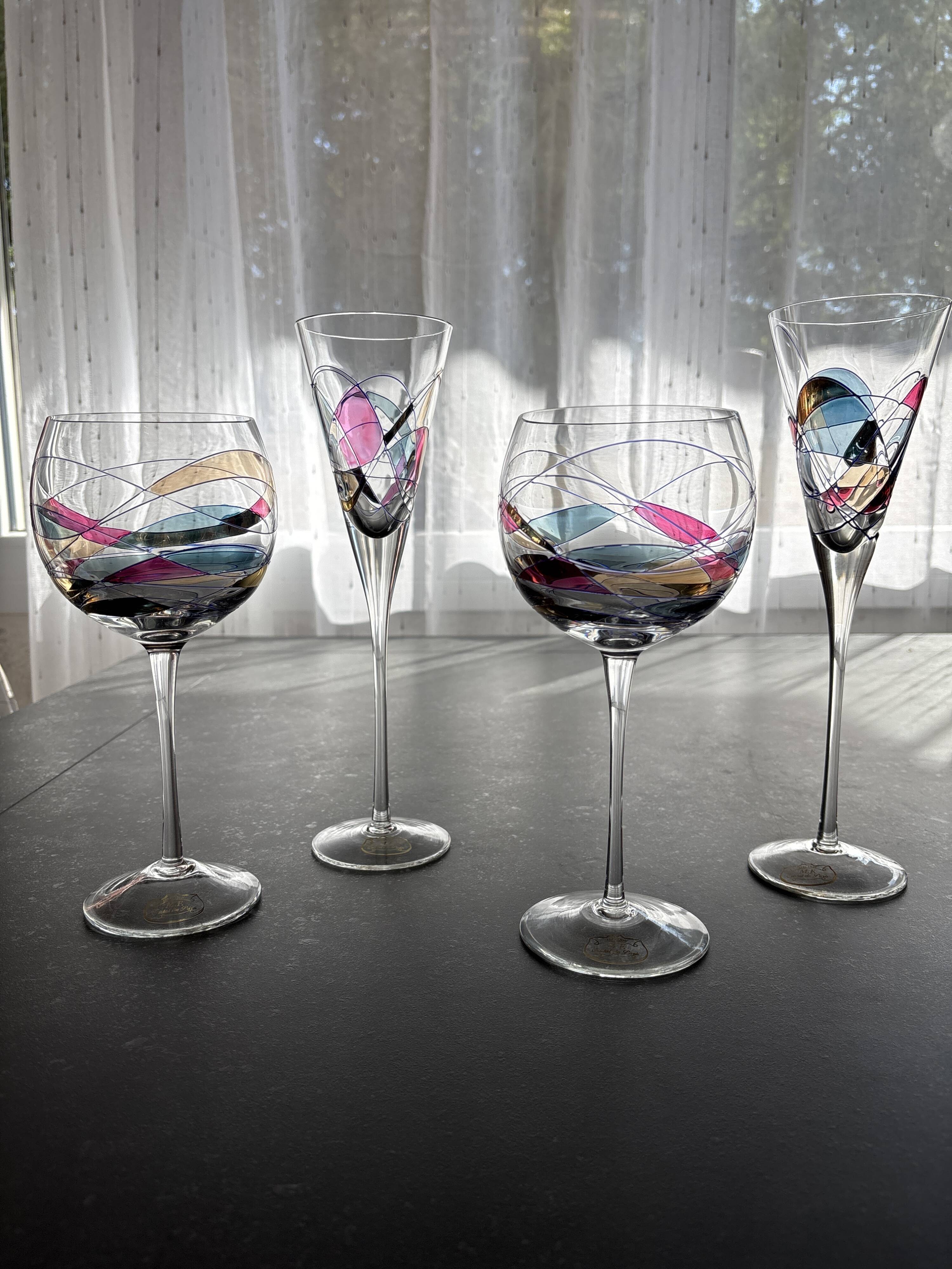 Verre en cristal M.f paris