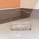 Antique Butter Dish & Knife, Silver Crystal Butter Dish Decorative Table Ware