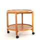 Danish Trolley with Removable Tray - teak