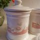 Set of 2 vintage ceramic pots