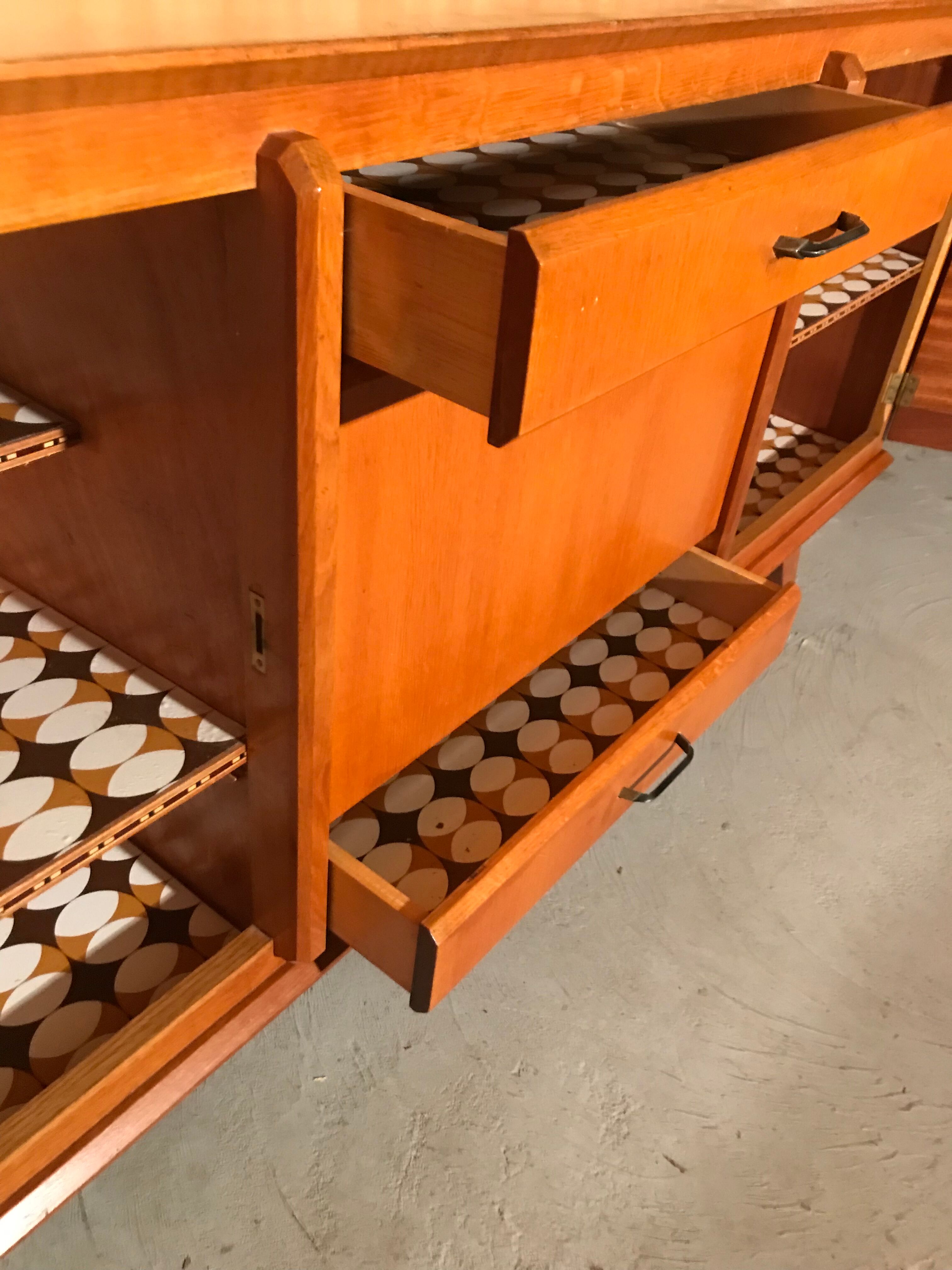 Enfilade pieds compas vintage année 50/60