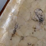 Flat wood and mother-of-Pearl