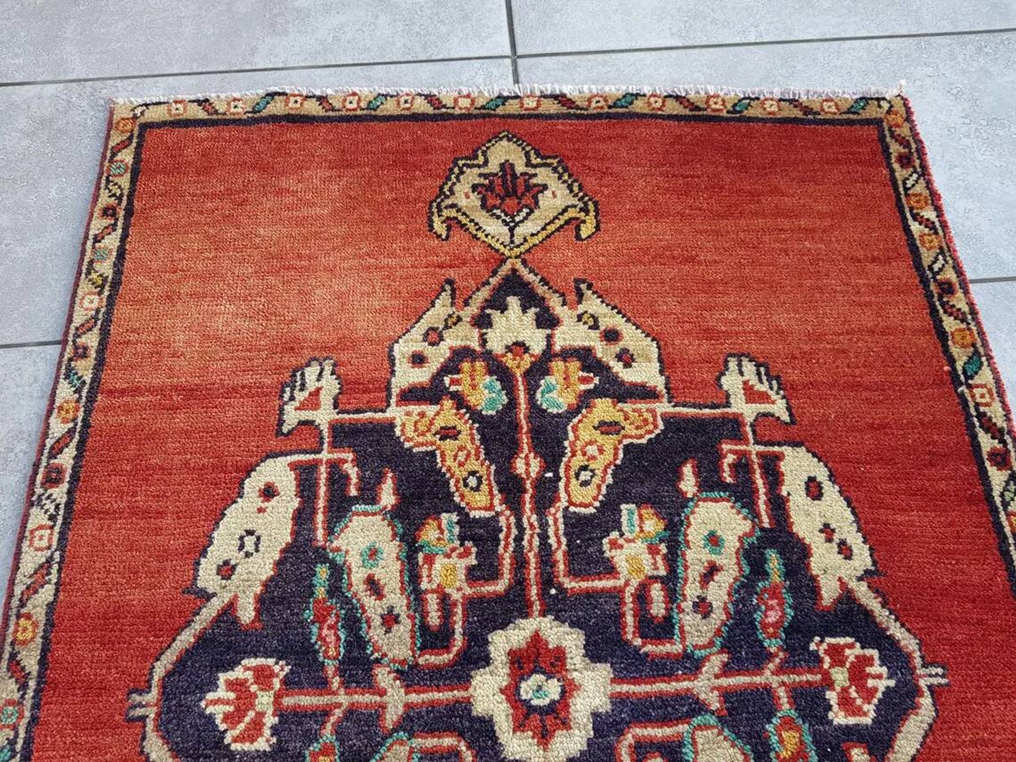 Oushak Bohemian Hallway Runner Rug sku 1069