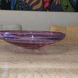 coupe en verre soufflé dans le style Murano