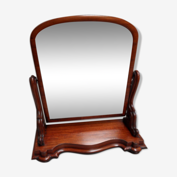 Miroir antique en acajou 59x74cm