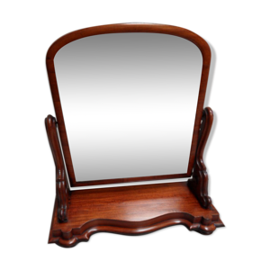 Miroir antique en acajou 59x74cm