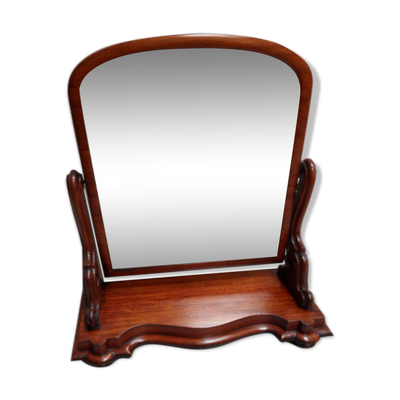 Miroir antique en acajou 59x74cm